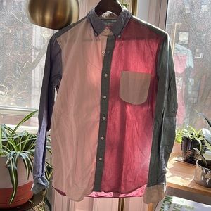 Jcrew multi-color Oxford slim men’s small